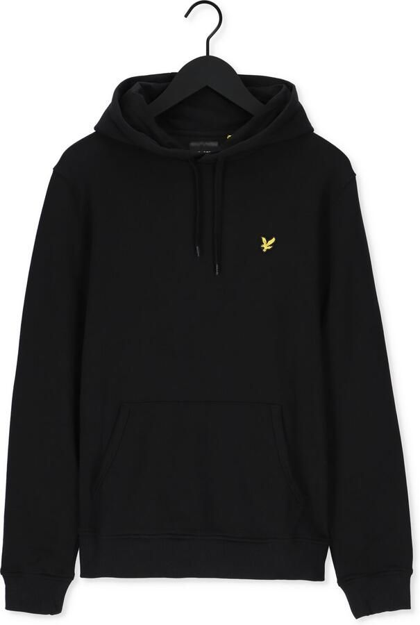 Lyle & Scott Katoenen Pullover Hoodie met Kangaroo Zak Zwart Heren - Foto 2
