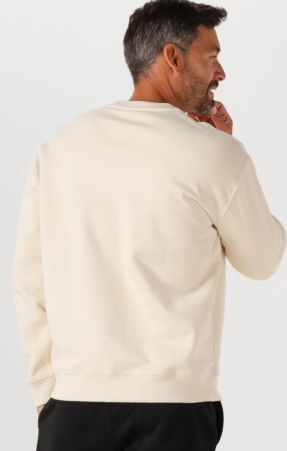 LYLE & SCOTT Heren Truien & Vesten Script Brush Back Crew Neck Sweatshirt Ecru - Foto 3