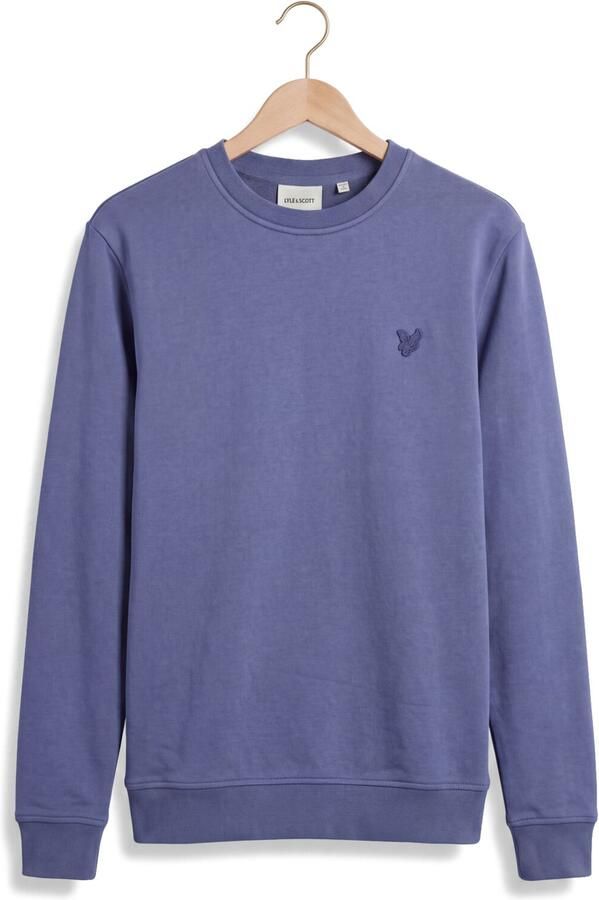 LYLE & SCOTT Heren Truien & Vesten Superfine Crew Neck Sweatshirt Blauw - Foto 4