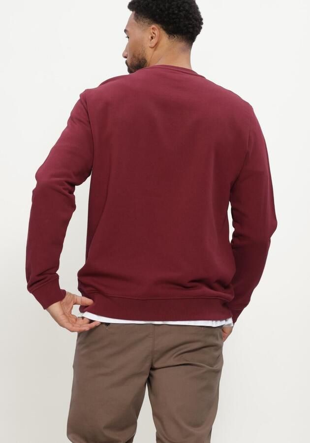 LYLE & SCOTT Heren Truien & Vesten Superfine Crew Neck Sweatshirt Bordeaux - Foto 3