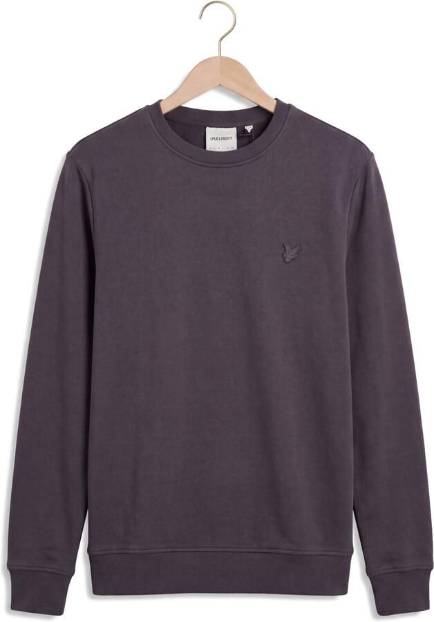 LYLE & SCOTT Heren Truien & Vesten Superfine Crew Neck Sweatshirt Donkergrijs - Foto 4