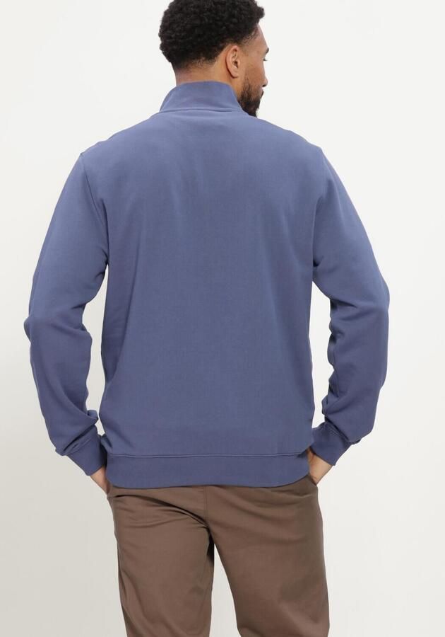 LYLE & SCOTT Heren Truien & Vesten Superfine Quarter Zip Sweatshirt Blauw - Foto 3