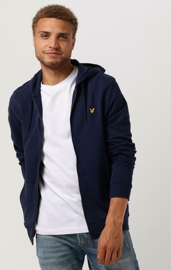 LYLE & SCOTT Heren Truien & Vesten Zip Through Hoodie Donkerblauw - Foto 4