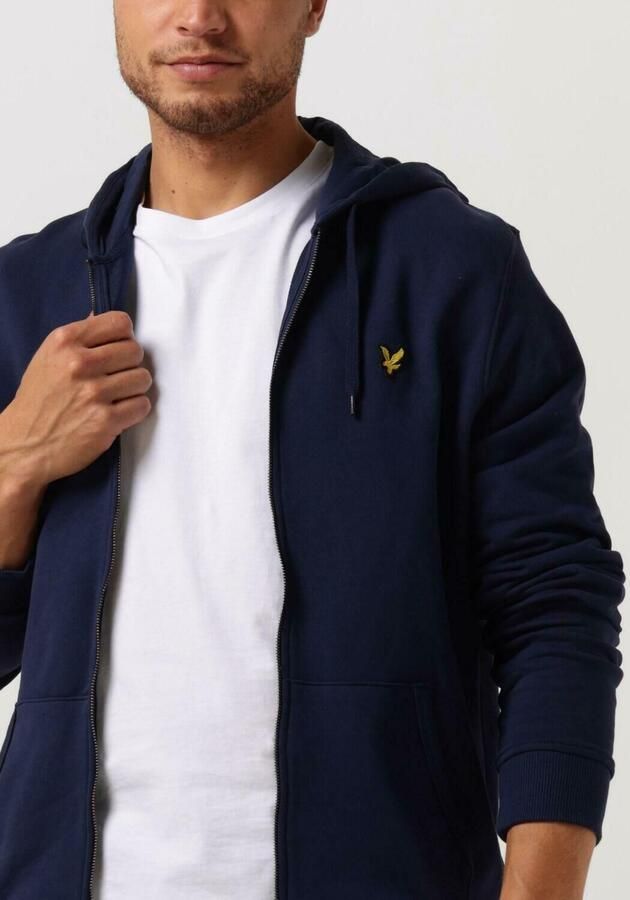 LYLE & SCOTT Heren Truien & Vesten Zip Through Hoodie Donkerblauw - Foto 2