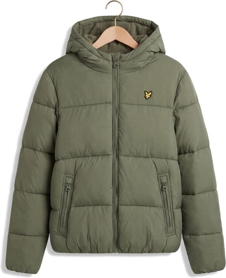 LYLE & SCOTT Jongens Jassen Fleece Lined Padded Jacket Groen