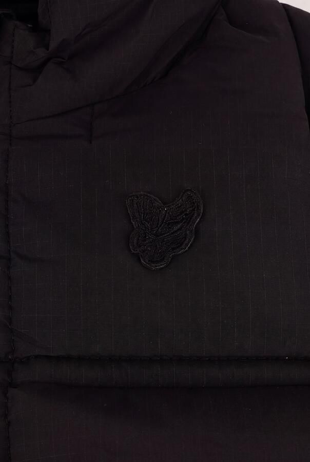 LYLE & SCOTT Jongens Jassen Tonal Eagle Padded Coat Zwart