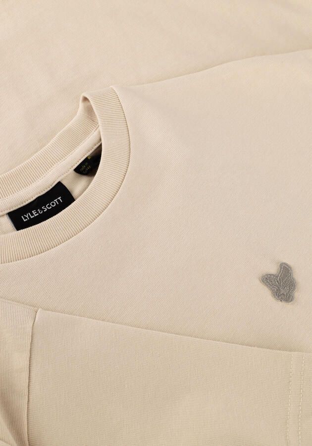 LYLE & SCOTT Jongens Polo's & T-shirts Heavy Weight Relaxed T-shirt Beige - Foto 2