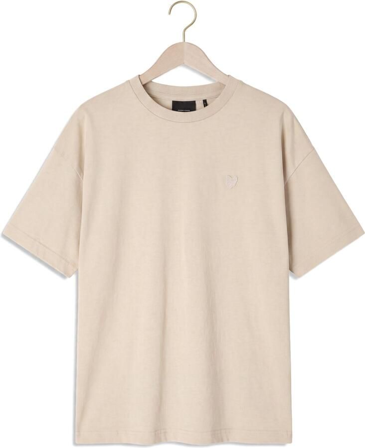 LYLE & SCOTT Jongens Polo's & T-shirts Heavy Weight Relaxed T-shirt Beige