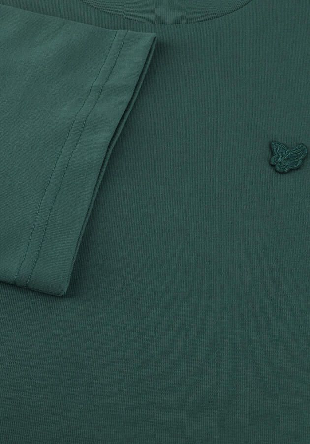 LYLE & SCOTT Polo's & T-shirts Heavy Weight Relaxed T-shirt Donkergroen - Foto 2