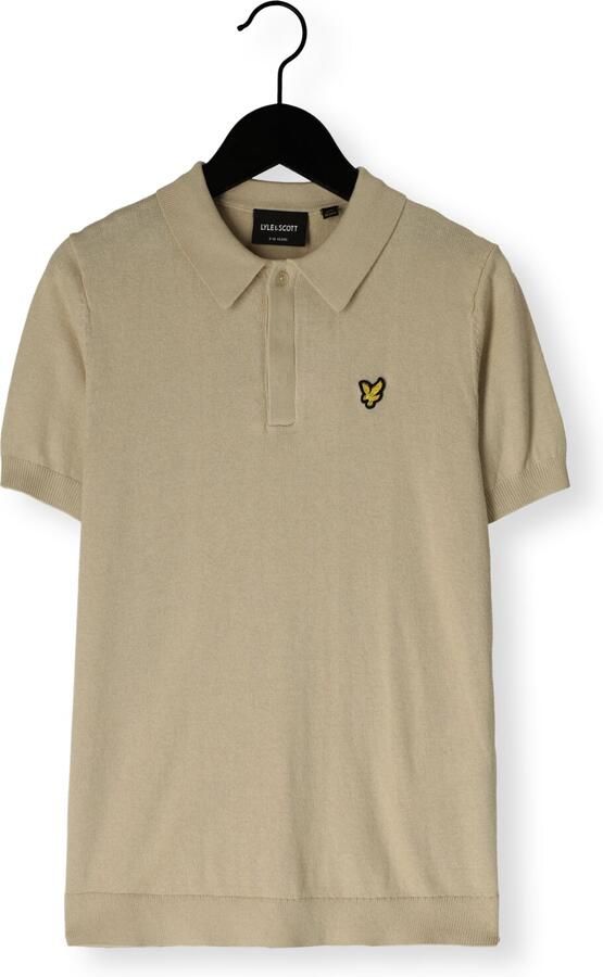 LYLE & SCOTT Jongens Polo's & T-shirts Knitted Polo Shirt Boys Beige