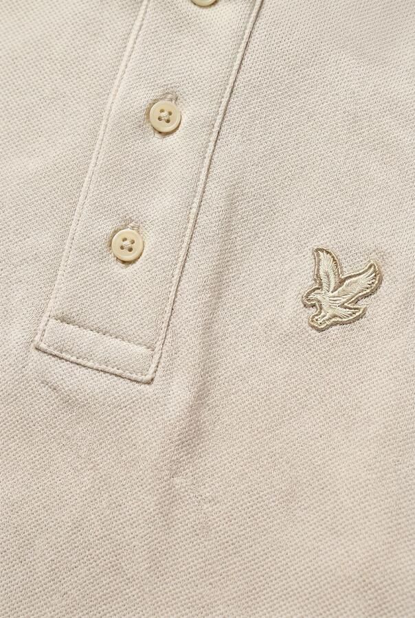 LYLE & SCOTT Jongens Polo's & T-shirts Linen Blend Polo Shirt Creme - Foto 2