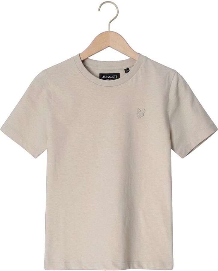 LYLE & SCOTT Polo's & T-shirts Linen Blend T-shirt Zand