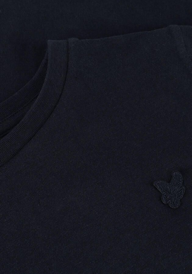 LYLE & SCOTT Jongens Polo's & T-shirts Linen Polo Shirt Donkerblauw