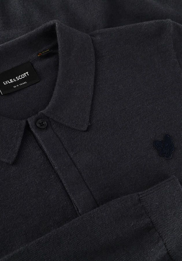 LYLE & SCOTT Jongens Polo's & T-shirts Ls Knitted Polo Shirt Antraciet - Foto 2