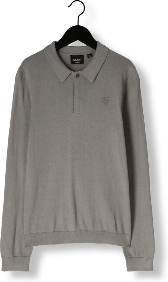 LYLE & SCOTT Jongens Polo's & T-shirts Ls Knitted Polo Shirt Grijs - Foto 2
