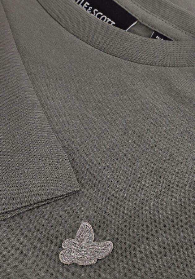 LYLE & SCOTT Jongens Polo's & T-shirts Mercerised Tonal T-shirt Grijs