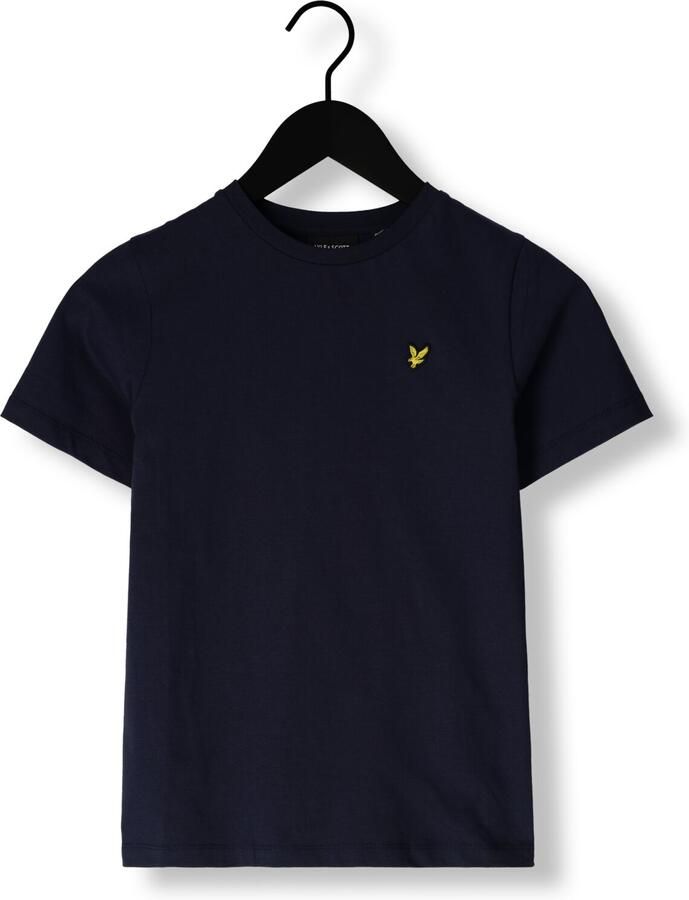 Lyle & Scott T-shirt TSB2000V navy Blauw Jongens Katoen Ronde hals Effen 140 146 - Foto 2