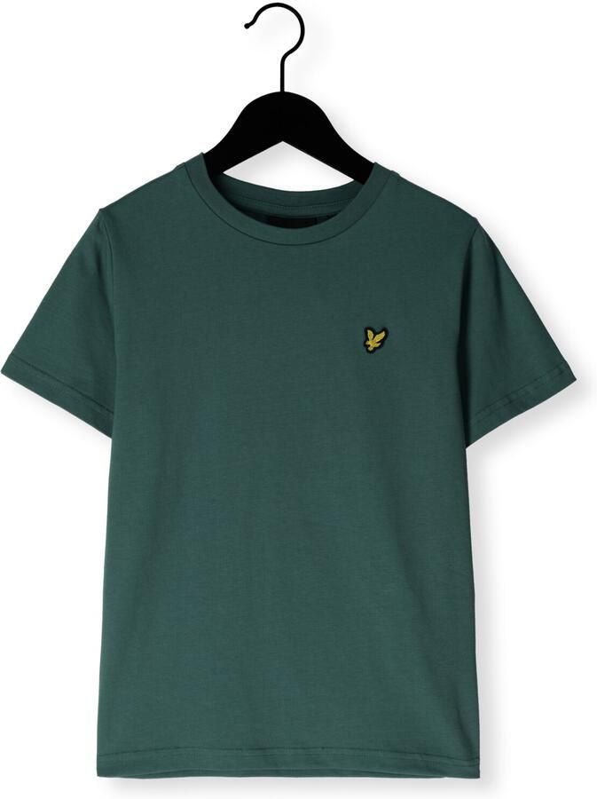 LYLE & SCOTT Jongens Polo's & T-shirts Plain T-shirt Donkergroen