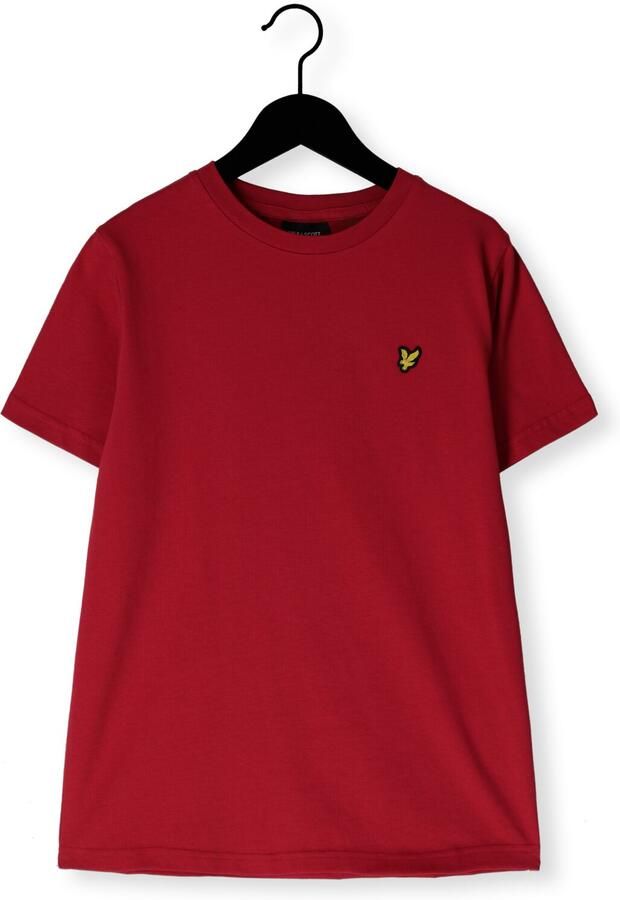 LYLE & SCOTT Jongens Polo's & T-shirts Plain T-shirt Rood