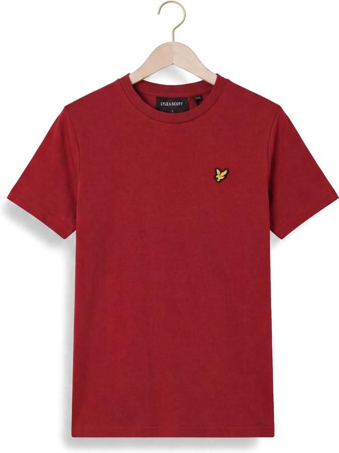 LYLE & SCOTT Jongens Polo's & T-shirts Plain T-shirt Rood
