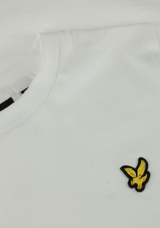Lyle & Scott T-shirt TSB2000V wit Jongens Katoen Ronde hals Effen 134 140
