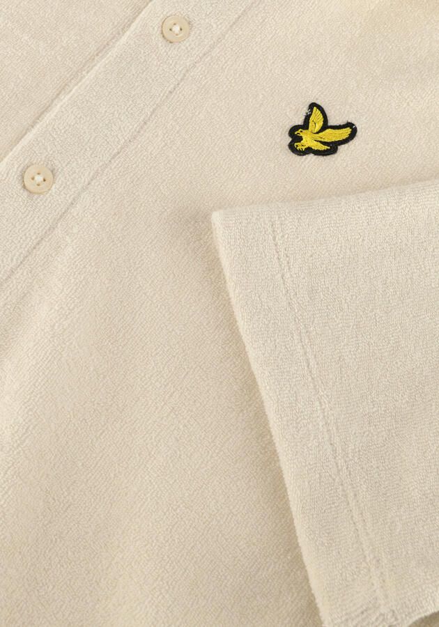 LYLE & SCOTT Polo's & T-shirts Ss Towelling Shirt Creme - Foto 3