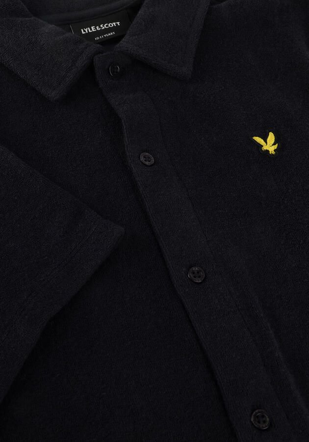 LYLE & SCOTT Polo's & T-shirts Ss Towelling Shirt Zwart - Foto 2