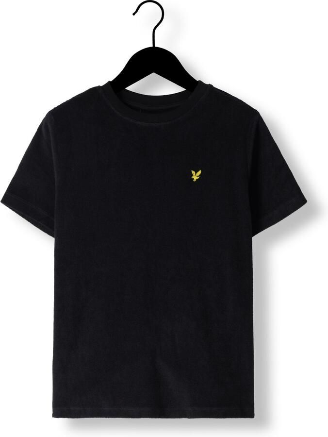 Lyle & Scott T-shirt TSB2004V donkerblauw Jongens Katoen Ronde hals Effen 134 140