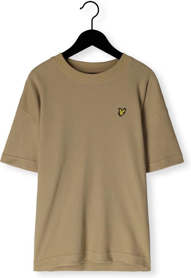 LYLE & SCOTT Jongens Polo's & T-shirts Waffle T-shirt Zand