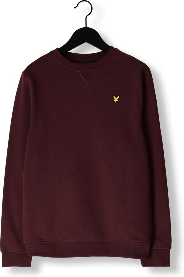 LYLE & SCOTT Jongens Truien & Vesten Brush Back Crew Neck Sweatshirt Bordeaux