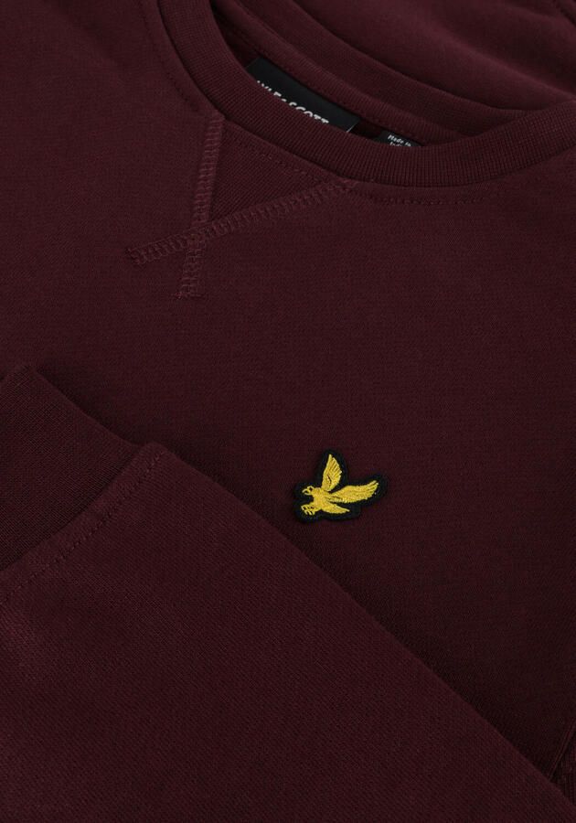 LYLE & SCOTT Jongens Truien & Vesten Brush Back Crew Neck Sweatshirt Bordeaux - Foto 2