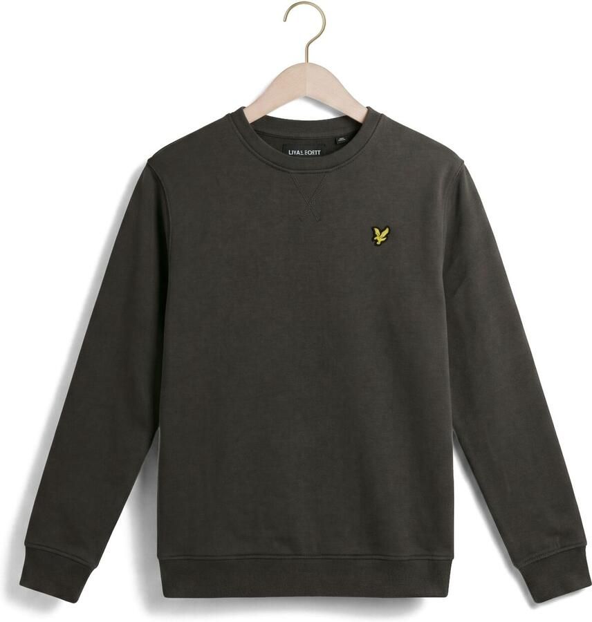LYLE & SCOTT Jongens Truien & Vesten Brush Back Crew Neck Sweatshirt Donkergrijs
