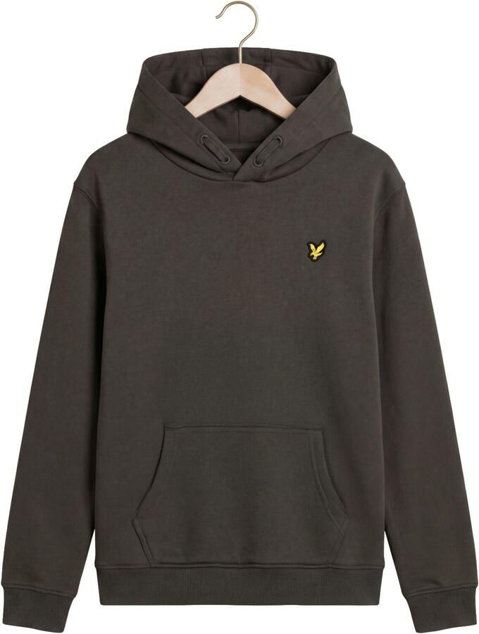 LYLE & SCOTT Jongens Truien & Vesten Brush Back Pullover Hoodie Donkergroen