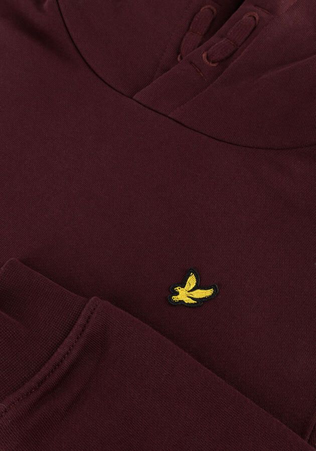 LYLE & SCOTT Jongens Truien & Vesten Brush Back Pullover Hoodie Rood