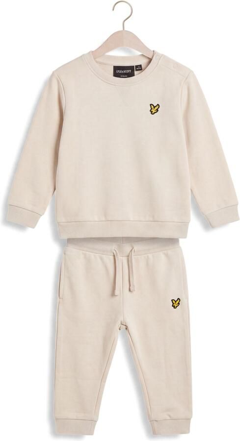 LYLE & SCOTT Jongens Truien & Vesten Crew Neck & Jogger Set Beige