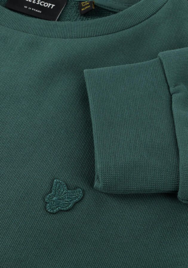 LYLE & SCOTT Truien & Vesten Drop Shoulder Crew Donkergroen - Foto 2