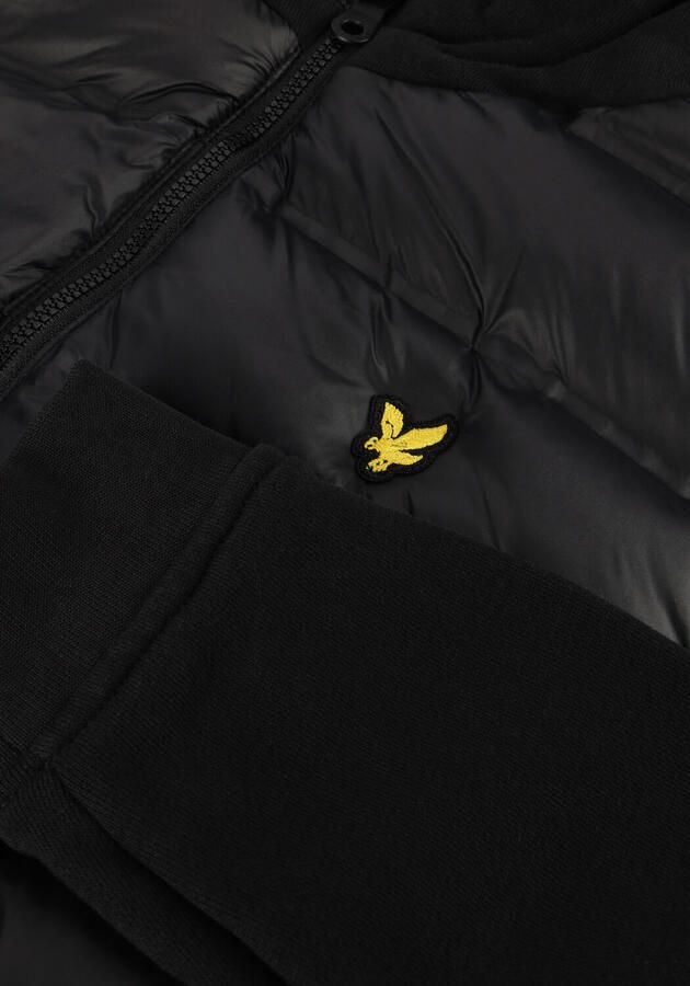 LYLE & SCOTT Jongens Truien & Vesten Hybrid Hoodie Zwart