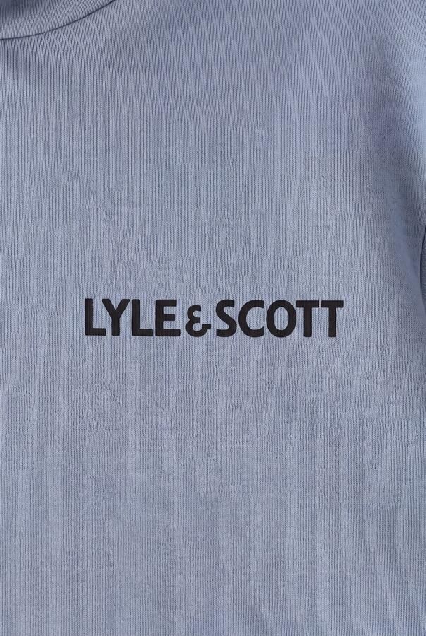 LYLE & SCOTT Jongens Truien & Vesten Logo Print Hoodie Lichtblauw - Foto 2