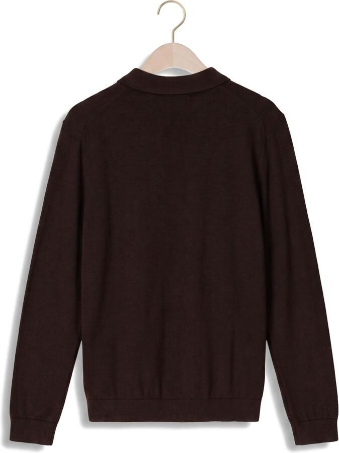 LYLE & SCOTT Jongens Truien & Vesten Ls Knitted Polo Shirt Bruin - Foto 2