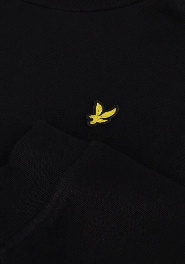 Lyle & Scott sweater zwart Jongens Katoen Capuchon Effen 110 116