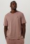 LYLE & SCOTT Heren Polo's & T-shirts Slub T-shirt Roze - Thumbnail 1