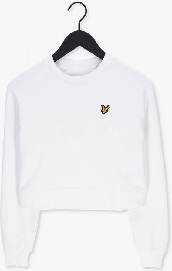 Lyle & Scott Witte Sweater Cropped Sweatshirt