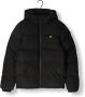 Lyle & Scott gewatteerde winterjas zwart Jongens Nylon Capuchon 170 176 - Thumbnail 1
