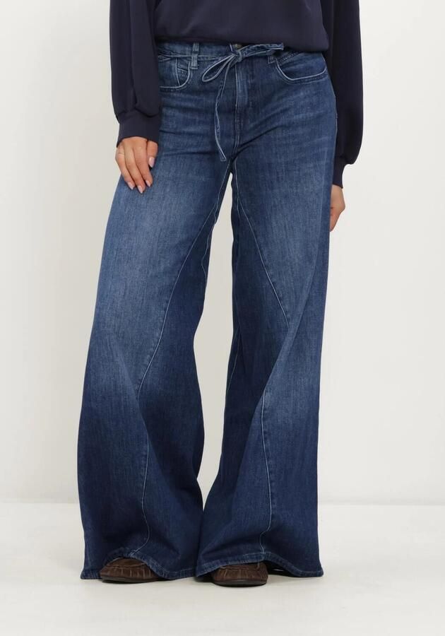 MAC Dames Broeken 0333 Auth. Comfort Vintage Denim Wide Extreme Blauw-32