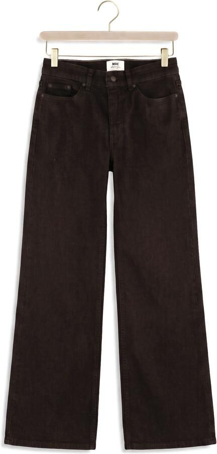 MAC Dames Jeans 0333 Auth. Comfort Vintage Denim Wide Flare Bruin-32 - Foto 4