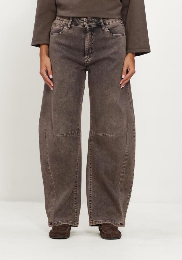 MAC Dames Jeans 0333l Auth. Comfort Vintage Denim Bruin
