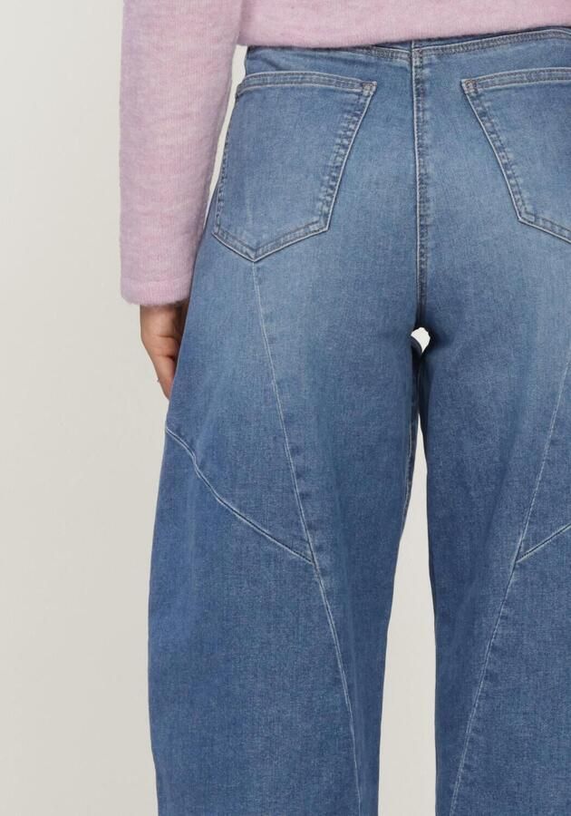 MAC Dames Jeans 0333l Auth. Comfort Vintage Denim Dakota Seam Barrel Fit Blauw - Foto 3