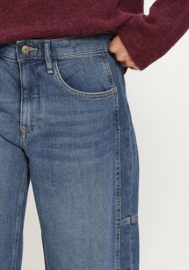 MAC Dames Jeans 0333l Auth. Comfort Vintage Denim Ohio Barrel Fit Blauw-32 - Foto 3