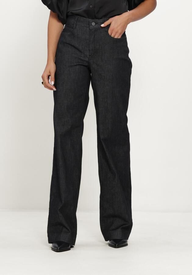 MAC Dames Jeans 0357l Dream Wide Authentic Wide Leg Donkerblauw-32