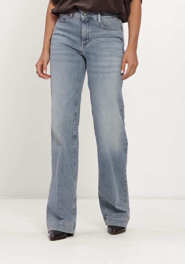 MAC Dames Jeans 0358l Authentic Mega Flex Dream Wide Authentic Bootcut Lichtblauw-32